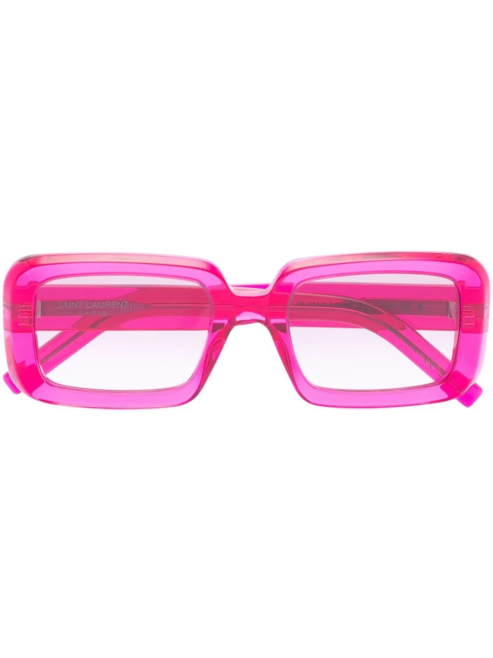 

Saint Laurent Eyewear lentes de sol SL534 Sunrise con armazón rectangular - Rosado