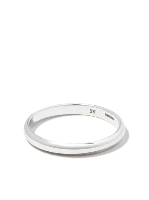 Spinelli Kilcollin 18kt white gold Half Round ring