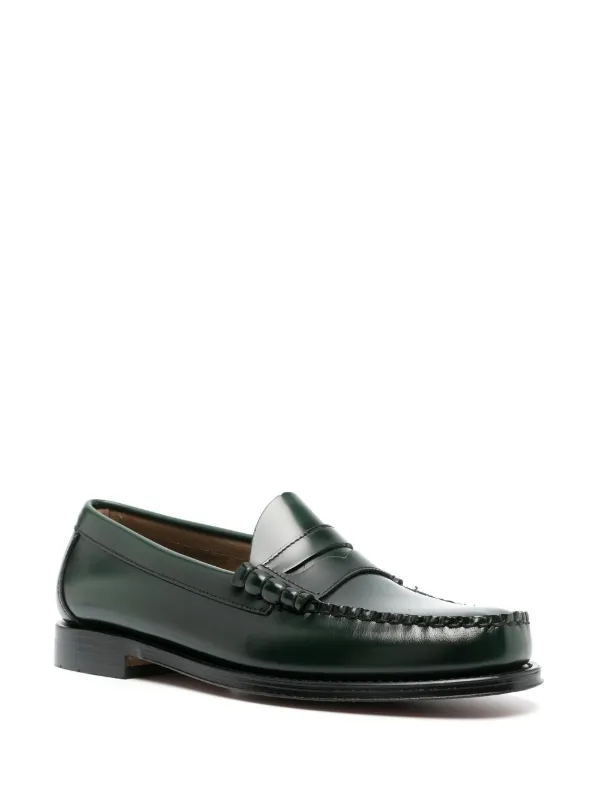 G.H.Bass Weejuns Larson Penny Loafers | Green | FARFETCH display picture 1