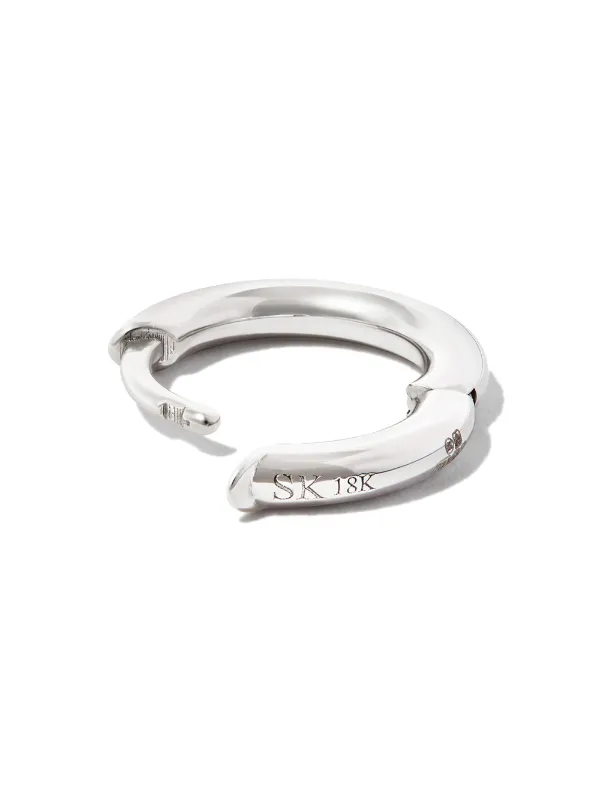 Spinelli Kilcollin Micro フープピアス 18Kホワイトゴールド