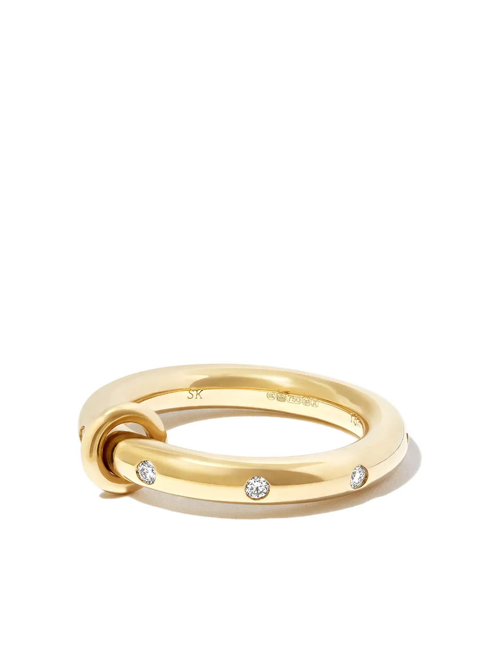 

Spinelli Kilcollin anillo en oro amarillo de 18kt con diamantes - Dorado