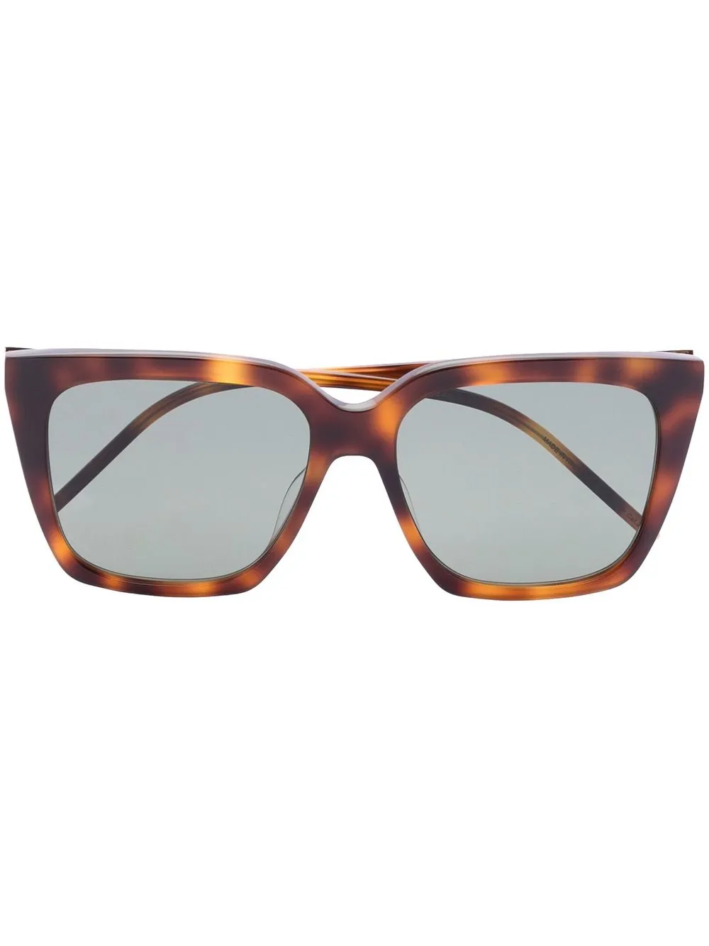 

Saint Laurent Eyewear tortoiseshell-effect cat-eye sunglasses - Brown