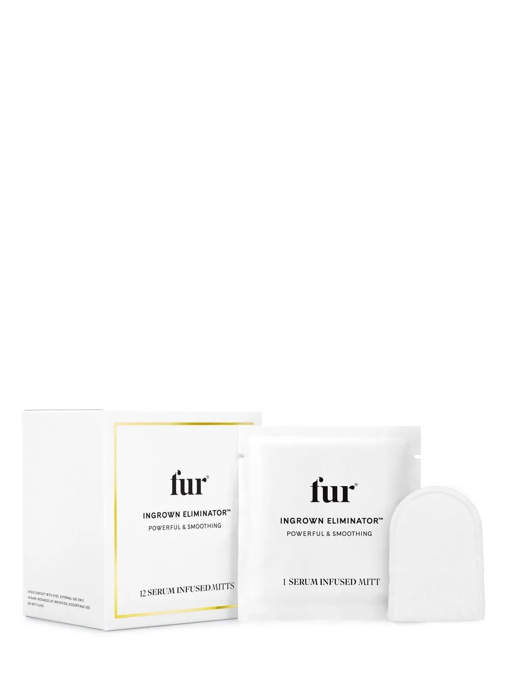Fur Ingrown Eliminator serum-infused mitt