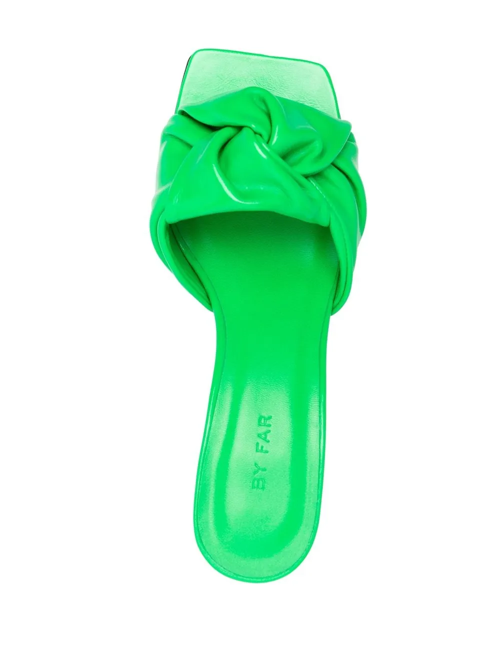 by far lana knotted suede mules