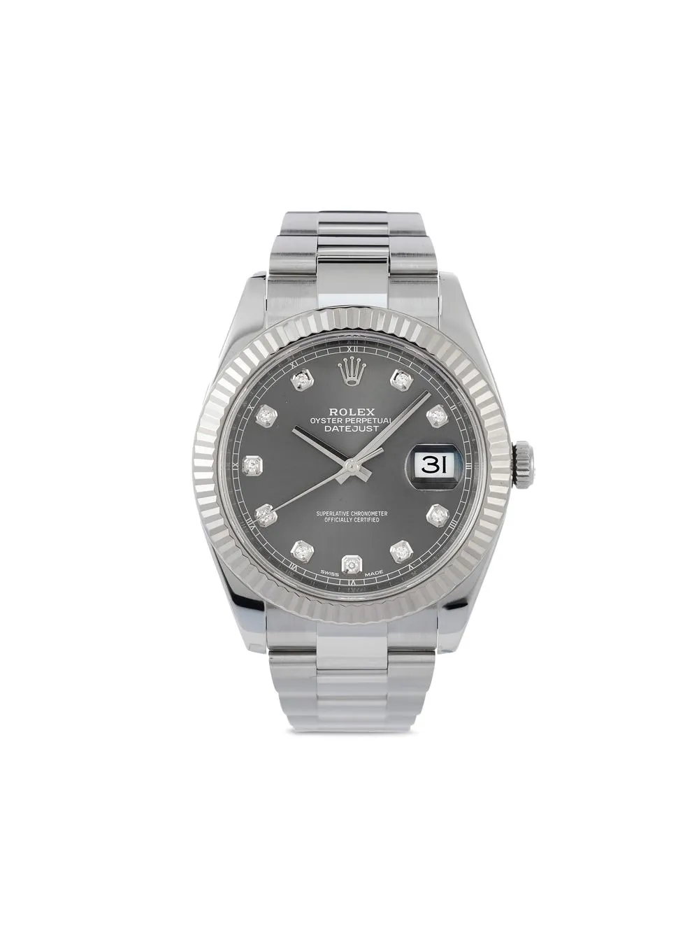 

Rolex reloj Datejust de 41mm 2022 sin uso - Gris