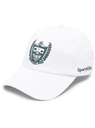 Sporty \u0026 Rich Embroidered Logo Cap 
