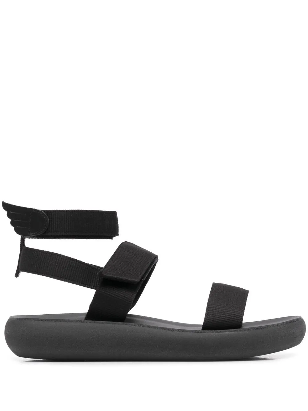 

Ancient Greek Sandals sandalias Nostalgia con cierre autoadherente - Negro