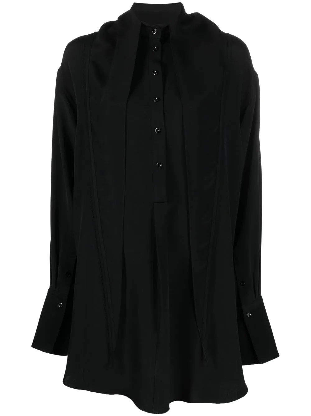 

Peter Do blusa de seda - Negro