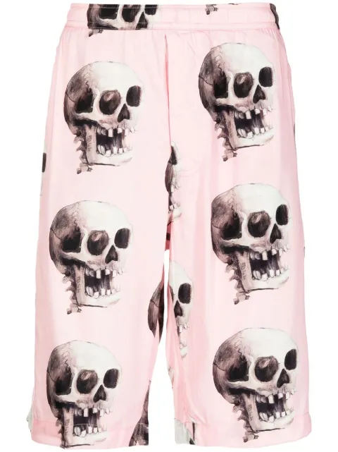 Endless Joy Skull graphic-print Bermuda shorts