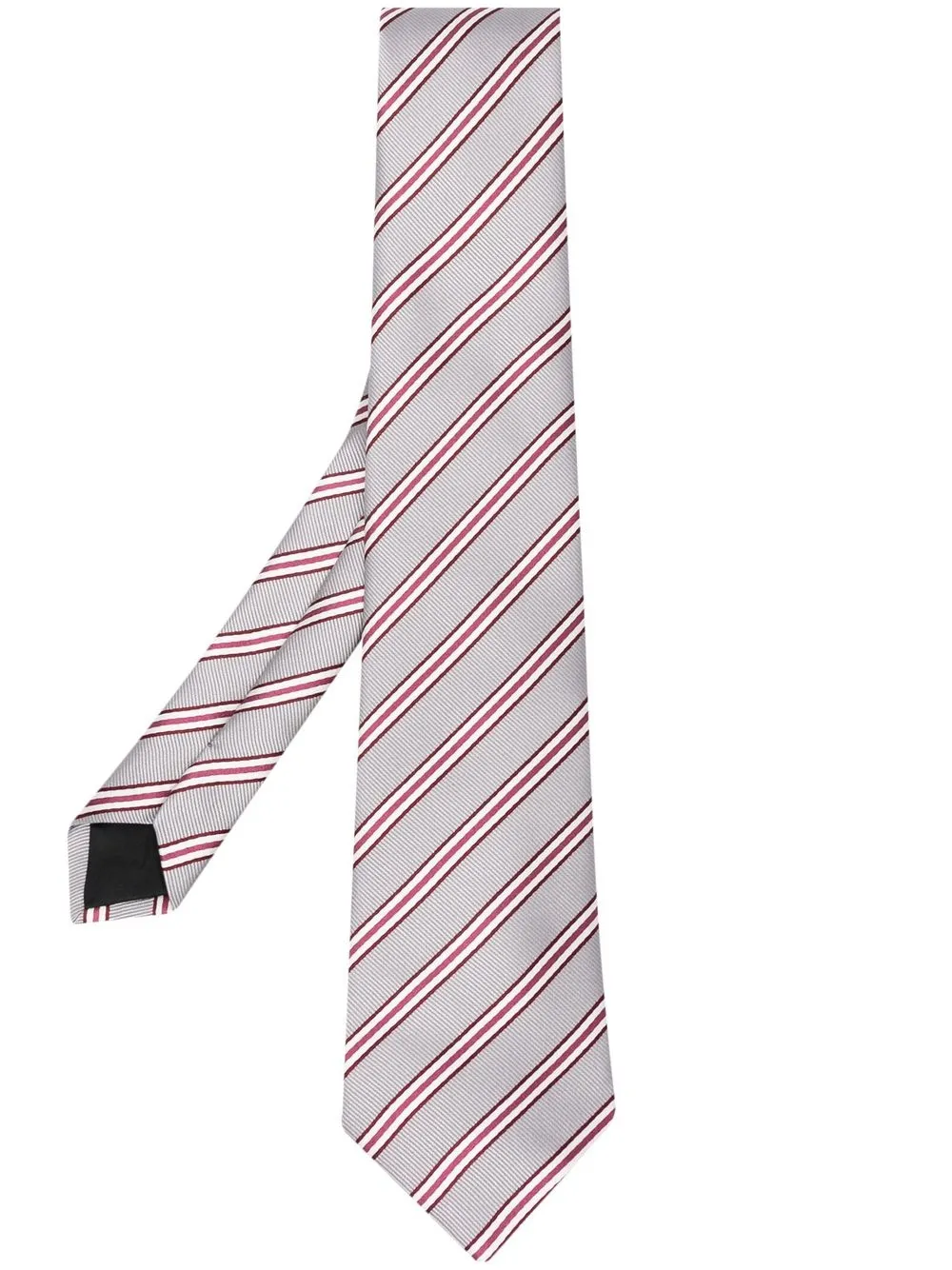 striped silk tie