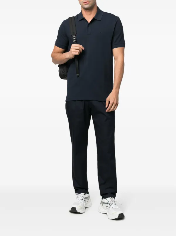 BOSS ロゴ ポロシャツ | ブルー | FARFETCH JP