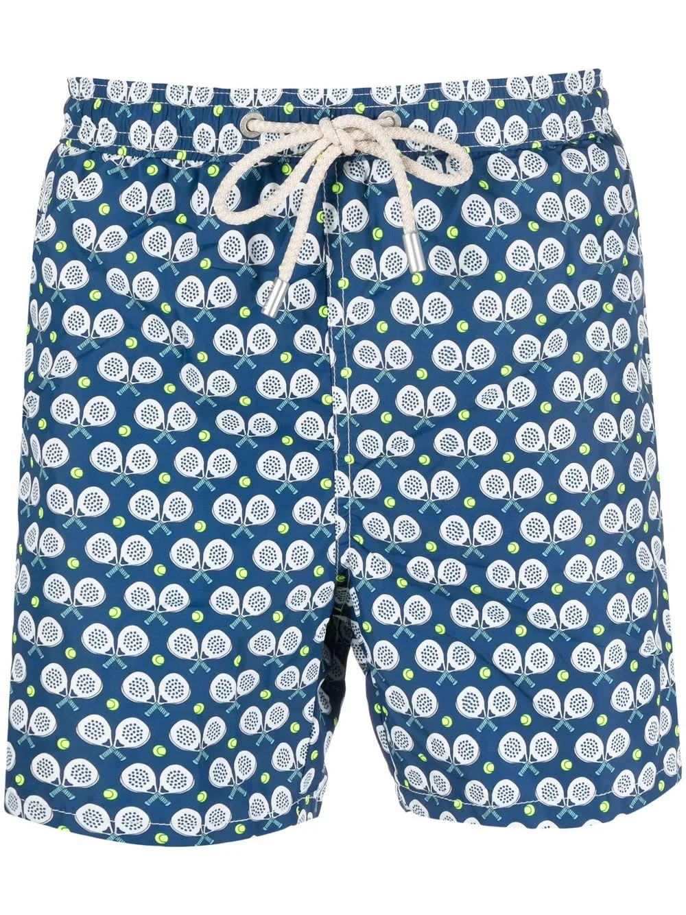 

MC2 Saint Barth shorts de playa con estampado gráfico - Azul