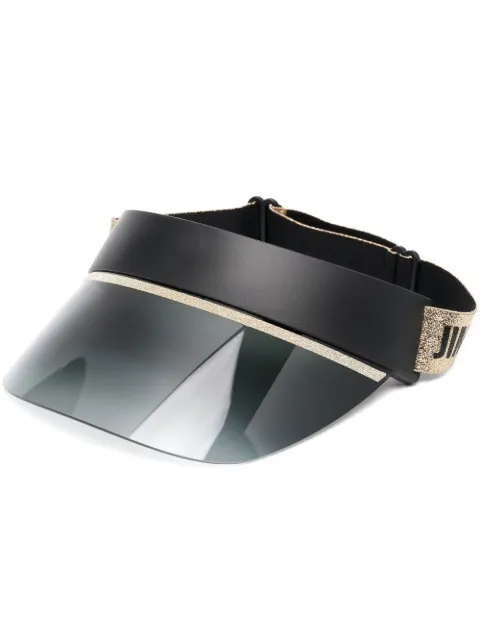 Jimmy Choo Eyewear visera con logo estampado