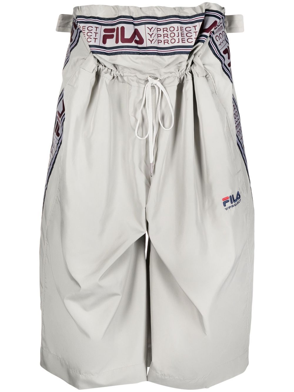 Fila Y/Project x Farfetch Shorts - logo-waistband