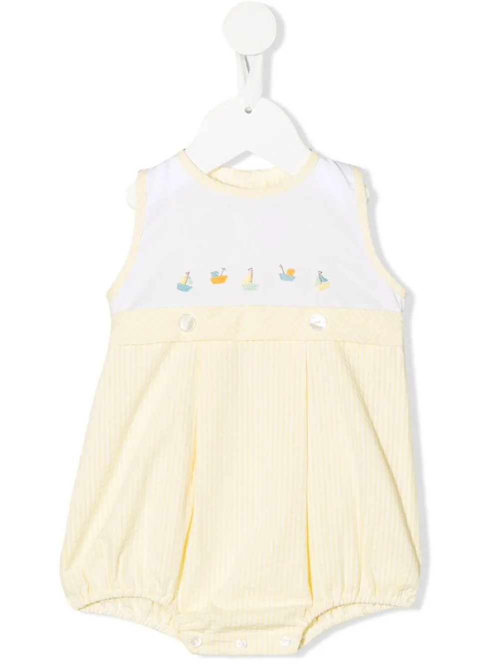 

Mariella Ferrari romper con barco bordado - Amarillo