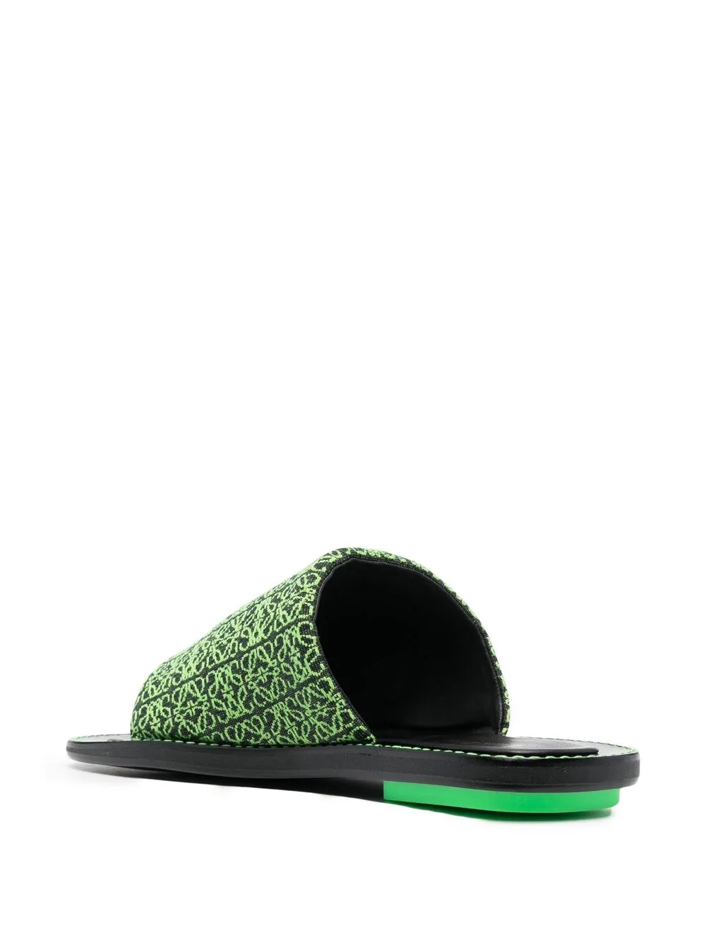 LOEWE Sandalen met jacquard logo Zwart