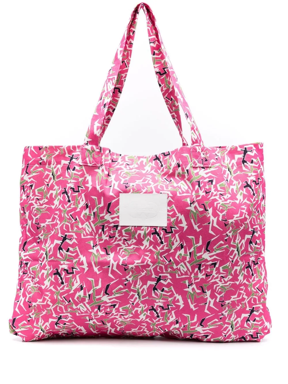 

PACCBET tote con estampado abstracto - Rosado