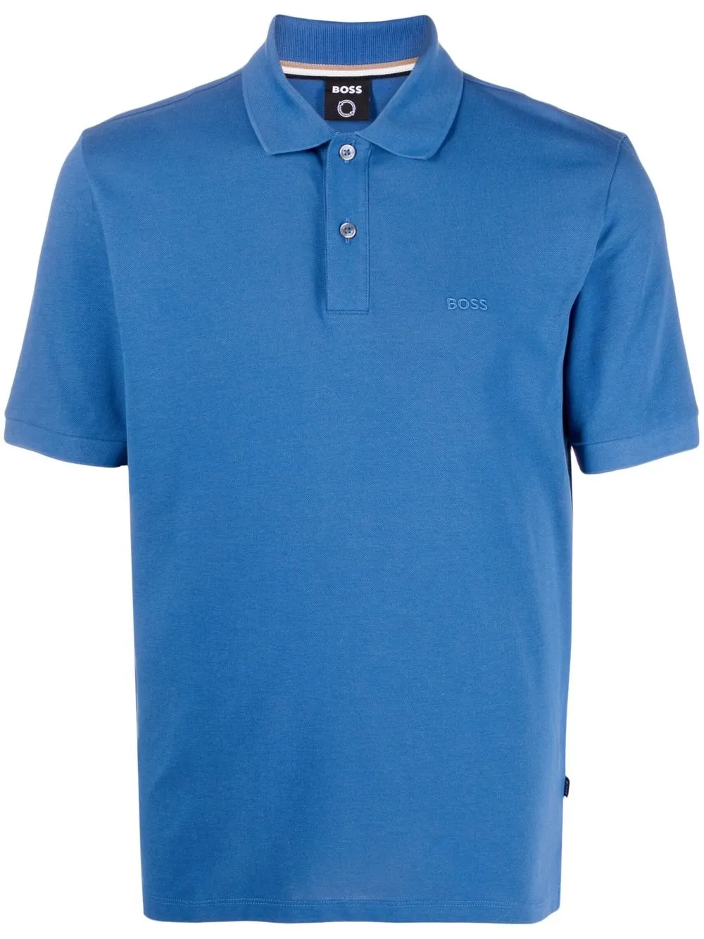 BOSS embroidered-logo polo shirt