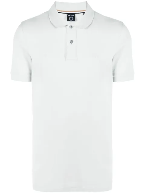 BOSS embroidered-logo polo shirt