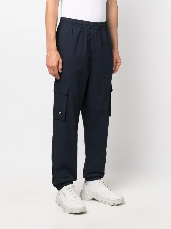 Daily Paper Mashun Ripstop Cargo Trousers Blue FARFETCH IN