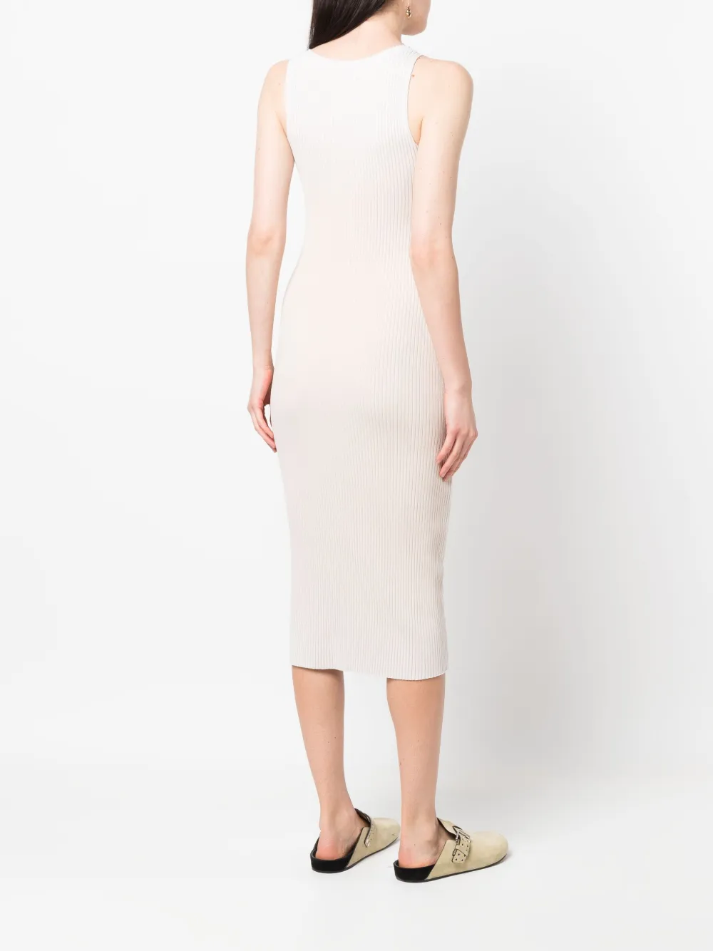 Cotton Citizen Robe En Maille Nervurée Farfetch