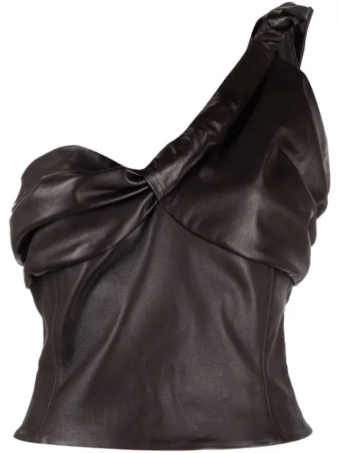 The Mannei Colmar twisted leather top