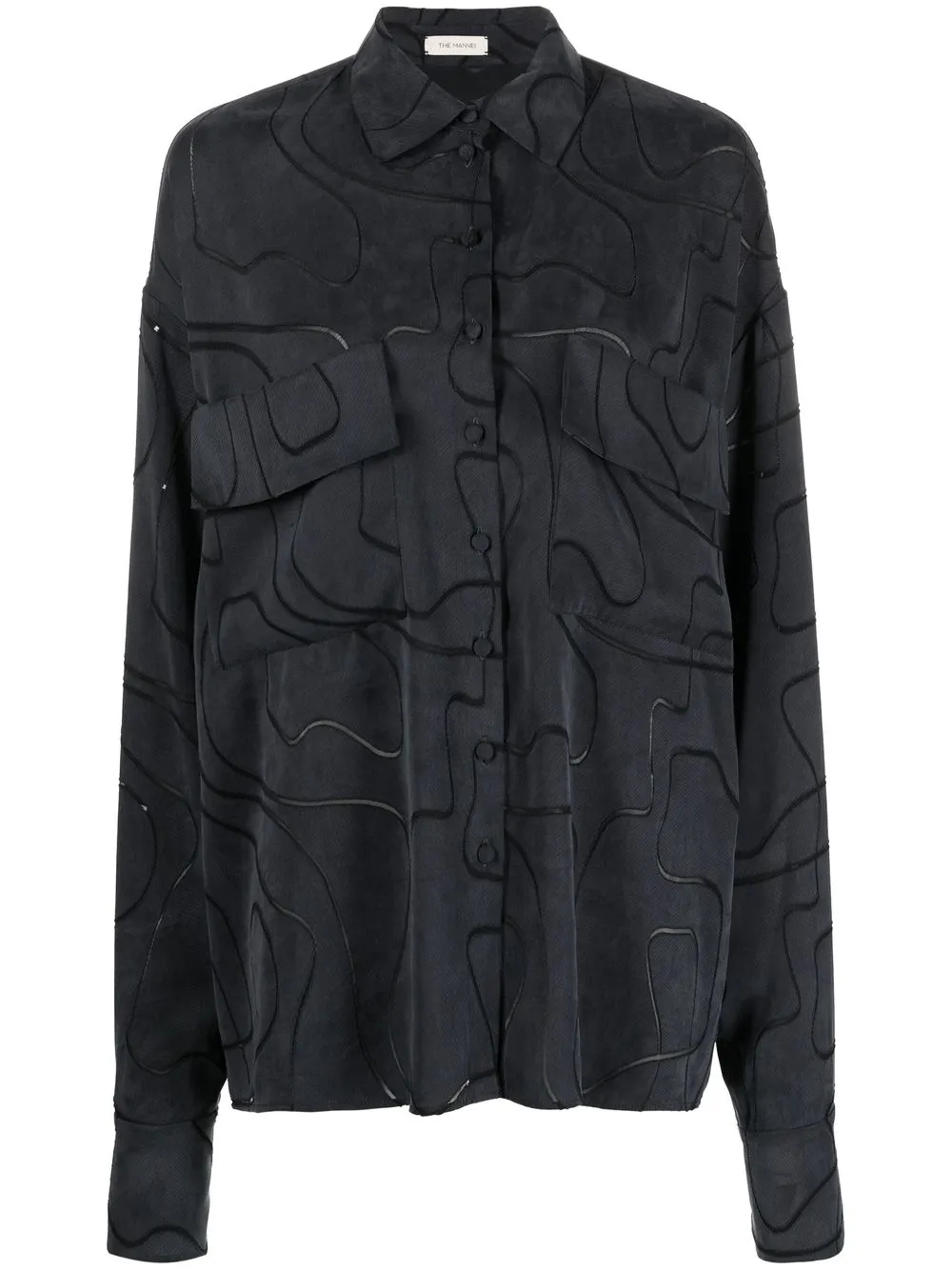 

The Mannei Calais jacquard shirt - Black