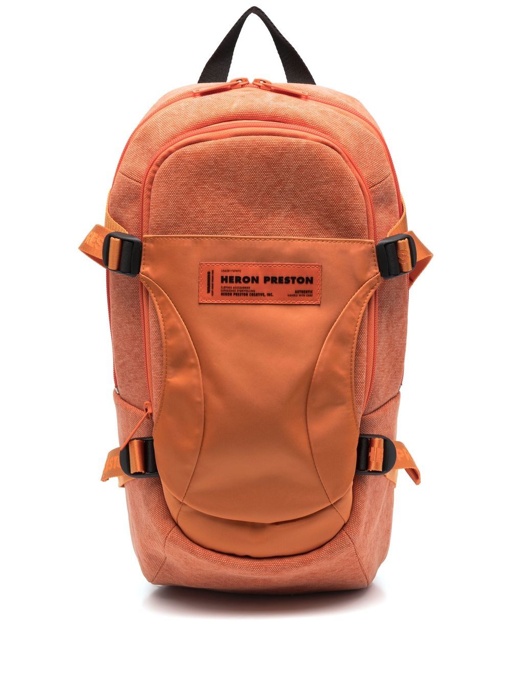 Heron Preston Logo Patch zip-around Backpack - Farfetch