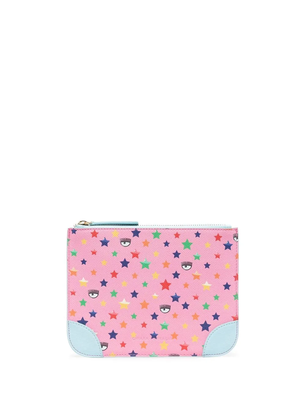 

Chiara Ferragni all-over logo-print wallet - Pink