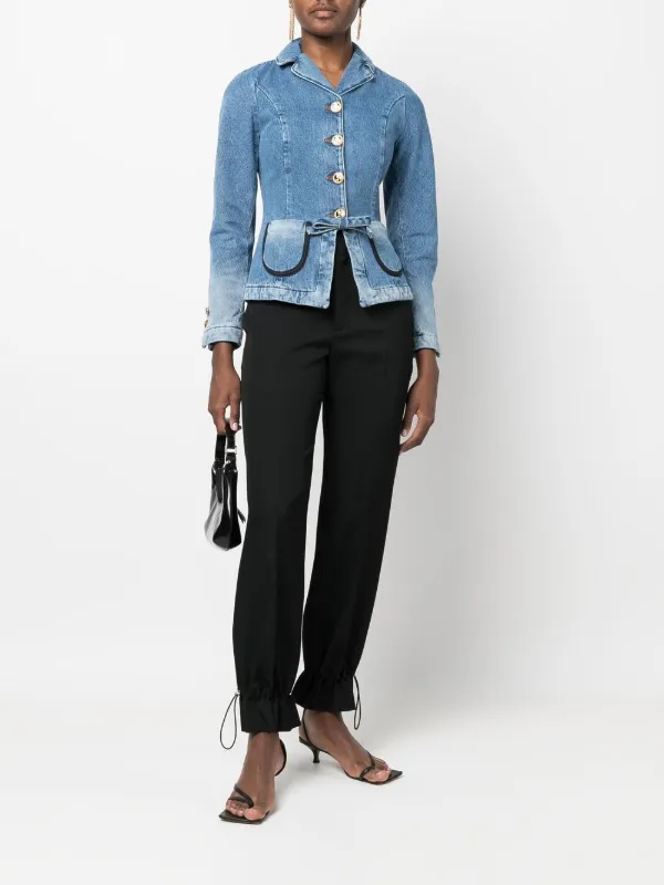 tailored denim jacket