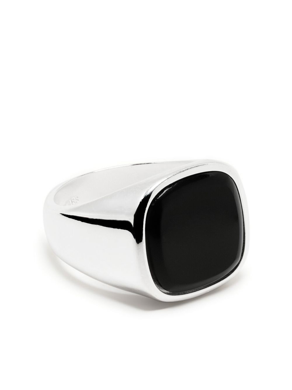 Hatton Labs Square-stone Signet Ring In Schwarz | ModeSens