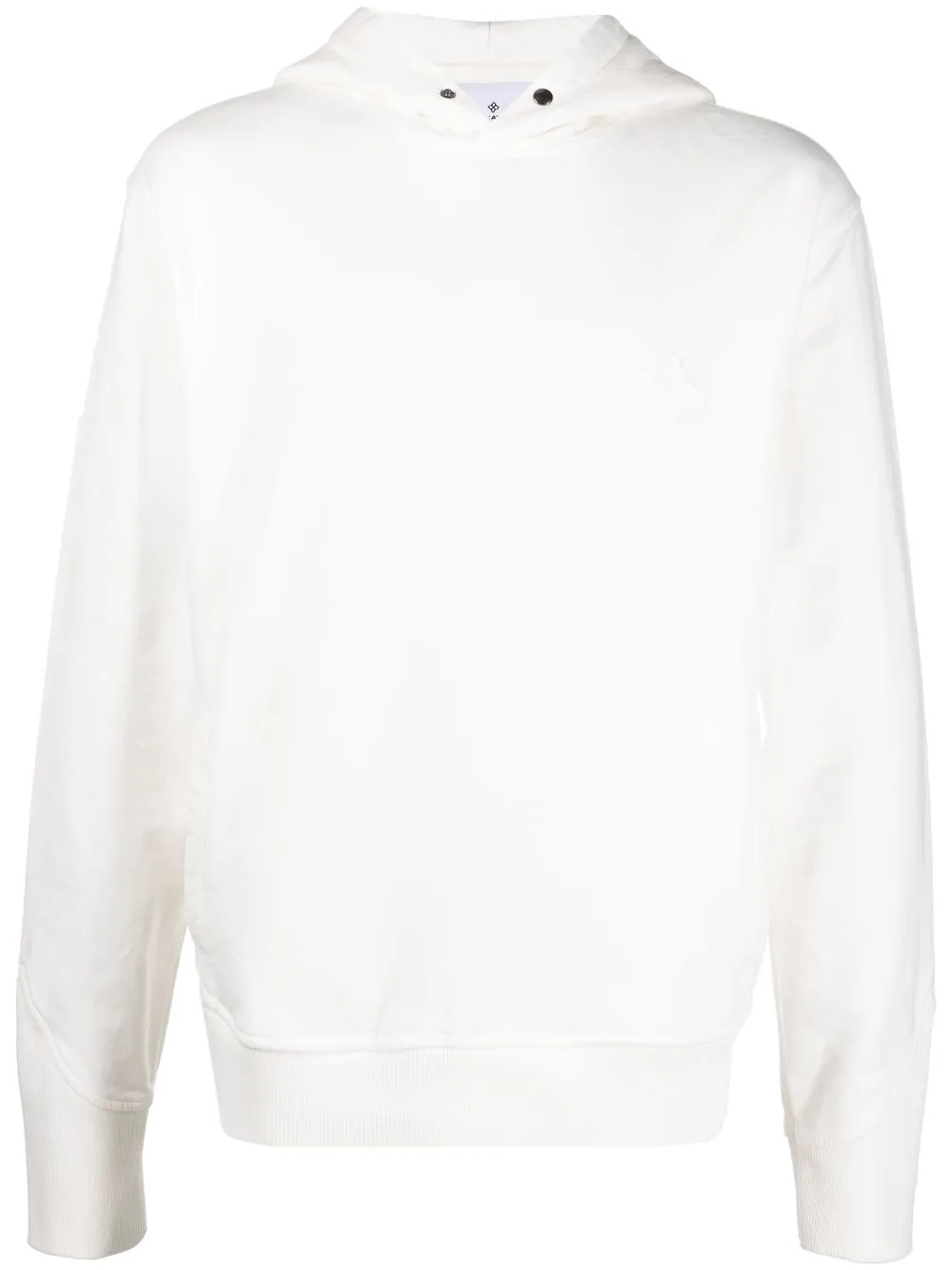 

Tagliatore hoodie con logo en relieve - Blanco