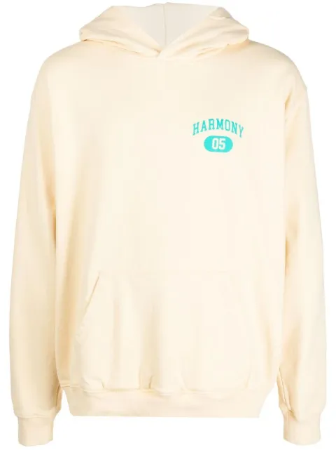 Harmony Paris logo-print pullover hoodie 