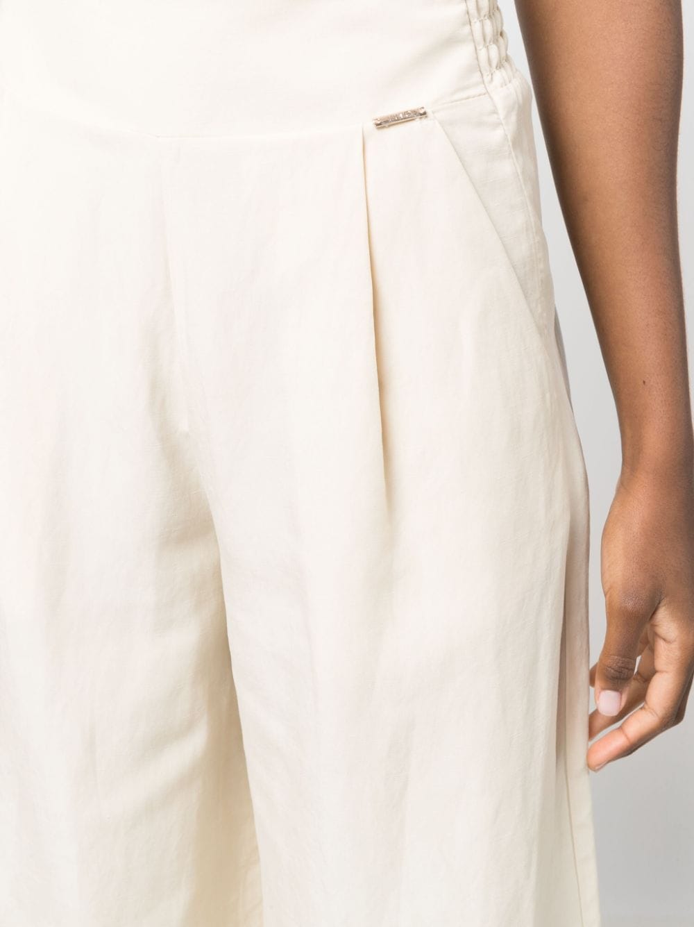 LIU JO wide-leg Cropped Culotte Trousers - Farfetch