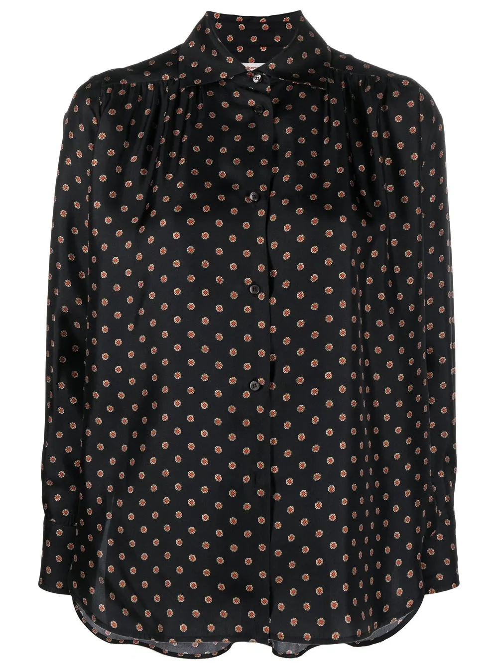 

Alberto Biani camisa estampado floral - Negro