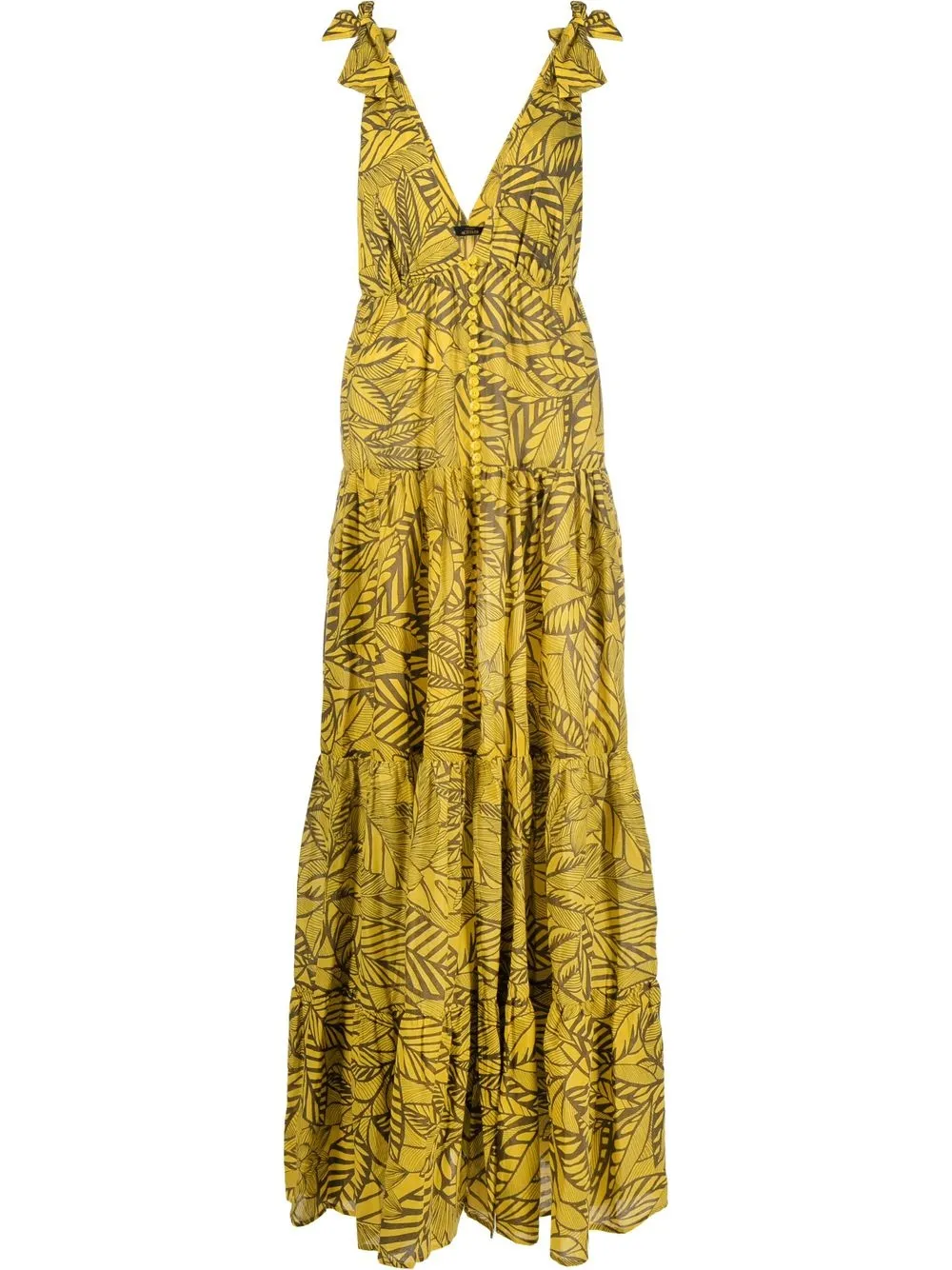 

TWINSET vestido con estampado gráfico - Amarillo