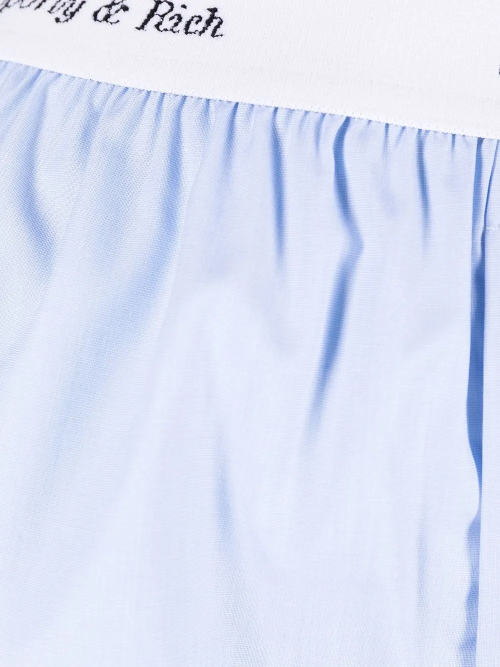  Sporty & Rich Shorts Mit Logo Bund   Blau 