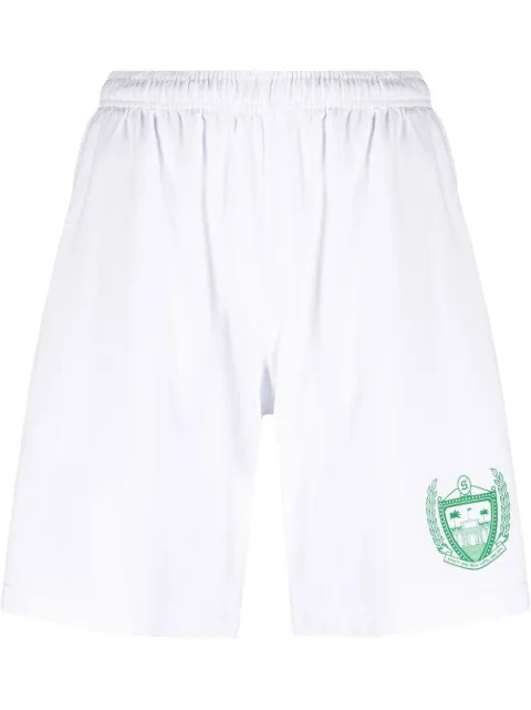 Sporty & Rich shorts deportivos con logo estampado
