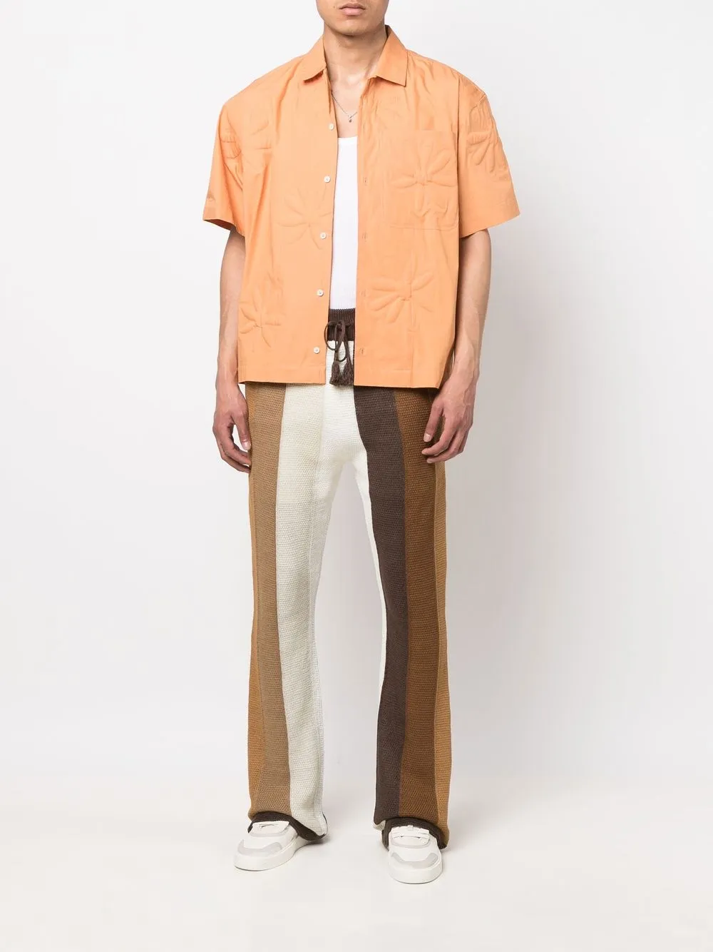 AMIRI Gestreepte broek - Bruin