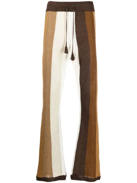 AMIRI striped straight-leg trousers