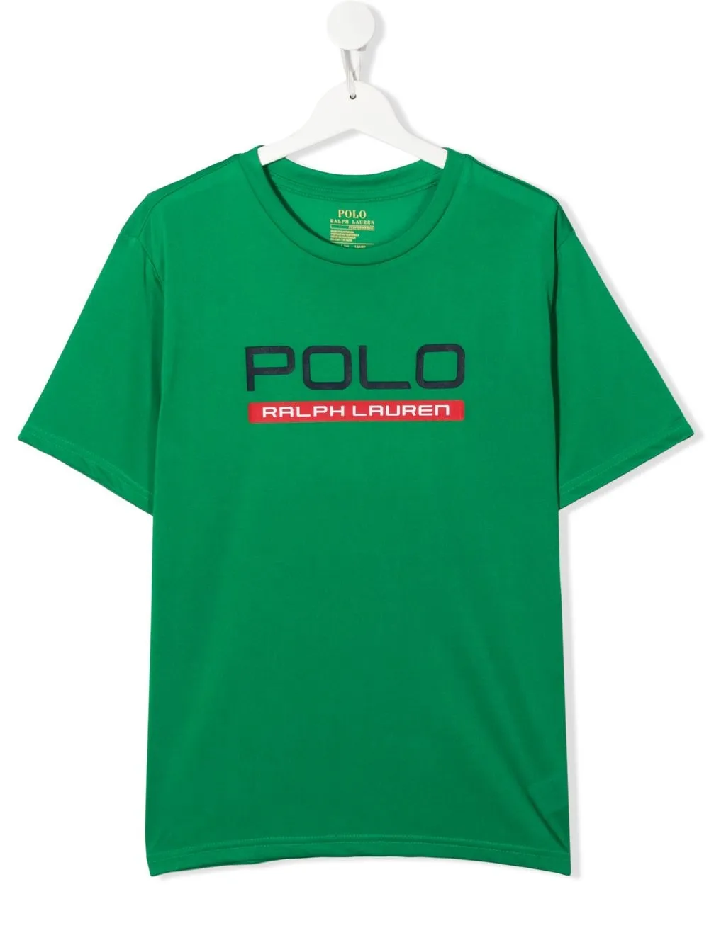 

Ralph Lauren Kids playera con logo estampado - Verde