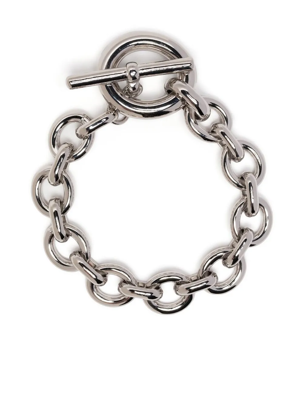 bar-fastened chain-link bracelet