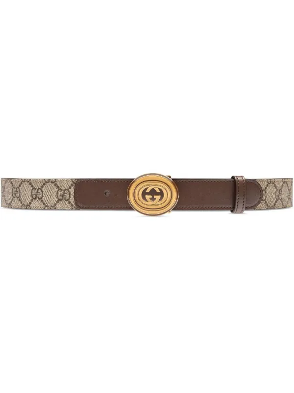 Gucci GG Supreme Belt with G Buckle