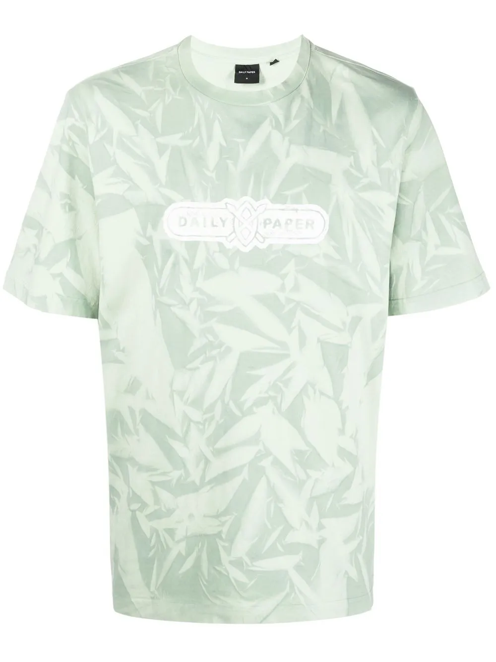 

Daily Paper Menef logo-print crease T-shirt - Green