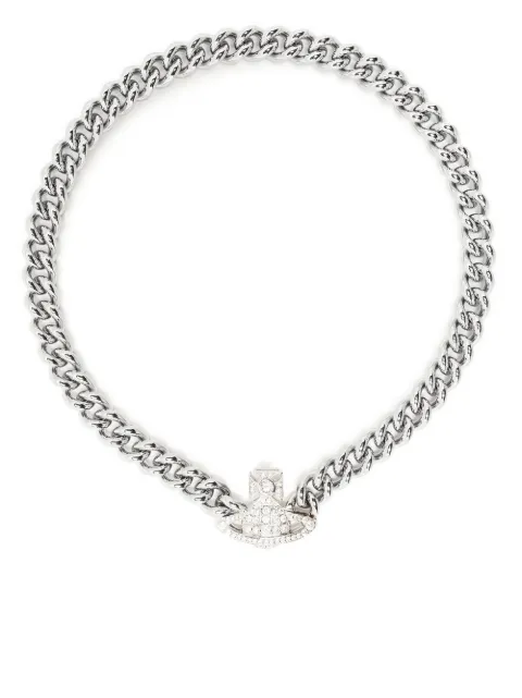 Vivienne Westwood Silver metal Graziella chocker