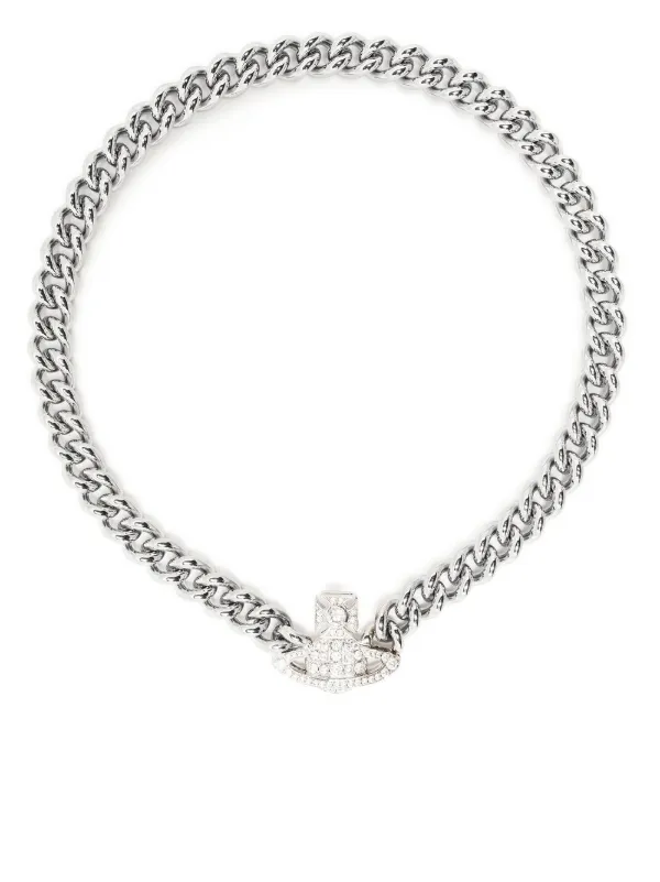 Vivienne Westwood✨Graziellaネックレス／シルバー Vivienne Westwood Graziella Small Choker | Silver | FARFETCH