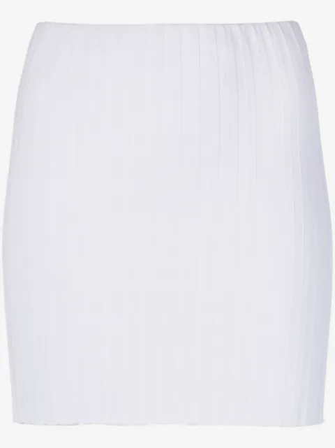 Cotton Citizen ribbed-knit mini skirt