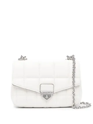 Michael kors white quilted bag store