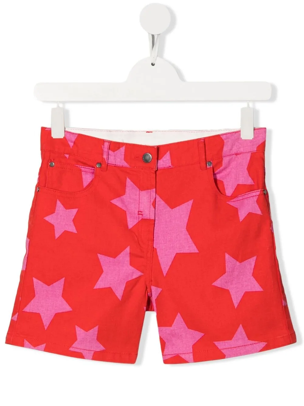 STELLA MCCARTNEY STAR-PRINT FITTED SHORTS