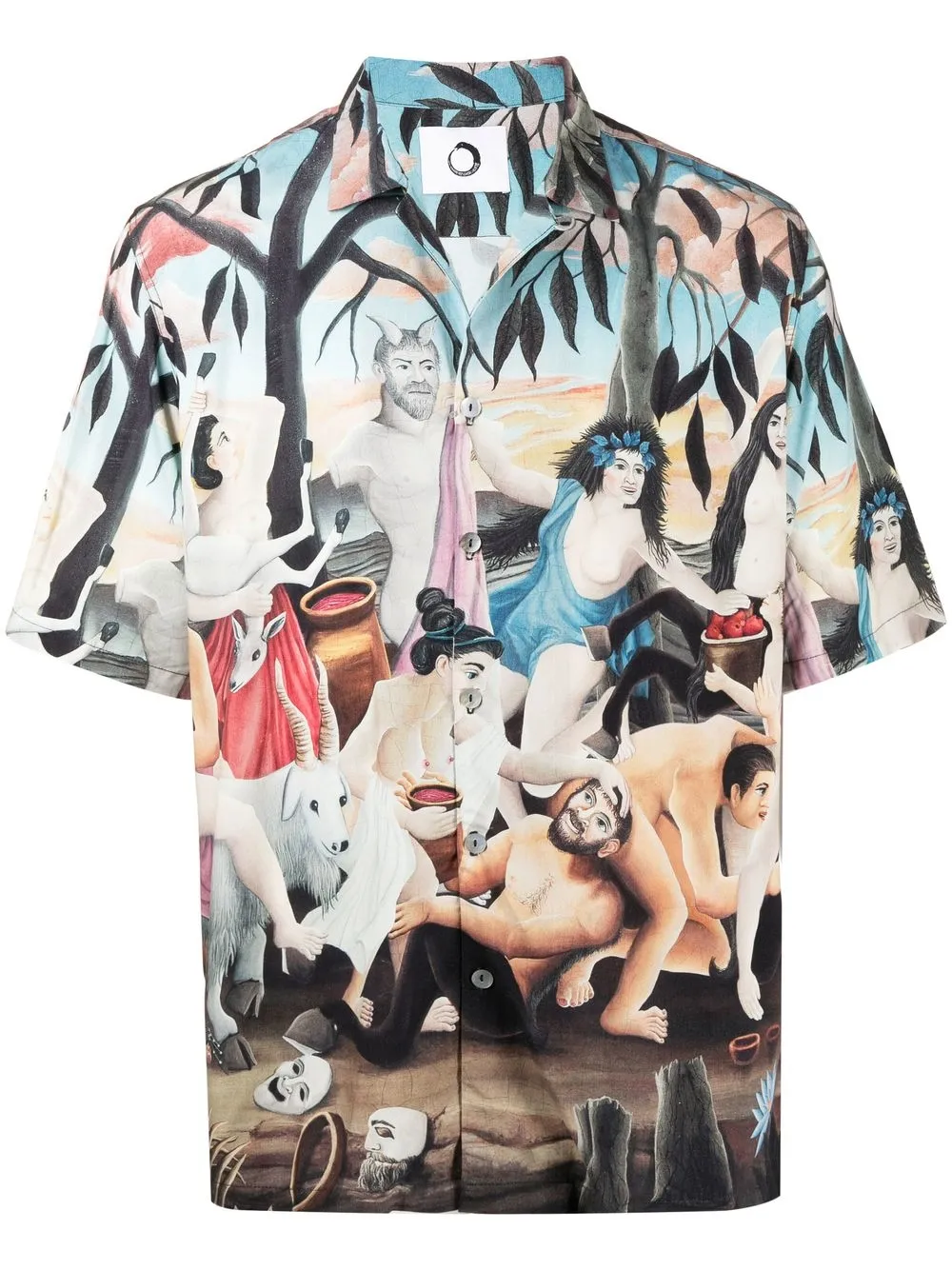 

Endless Joy Bacchanal graphic-print shirt - Blue